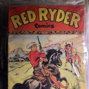 1940s Vintage Red Ryder comic book